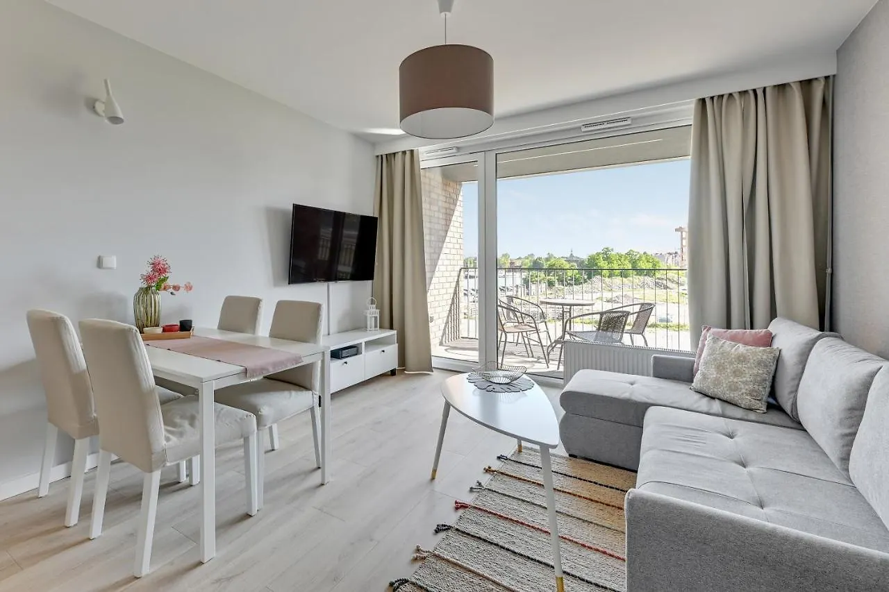 Chlebova - Riverside View Terrace, Free Parking, Gym & Kidsplay By Downtown Apartments Gdansk Poland