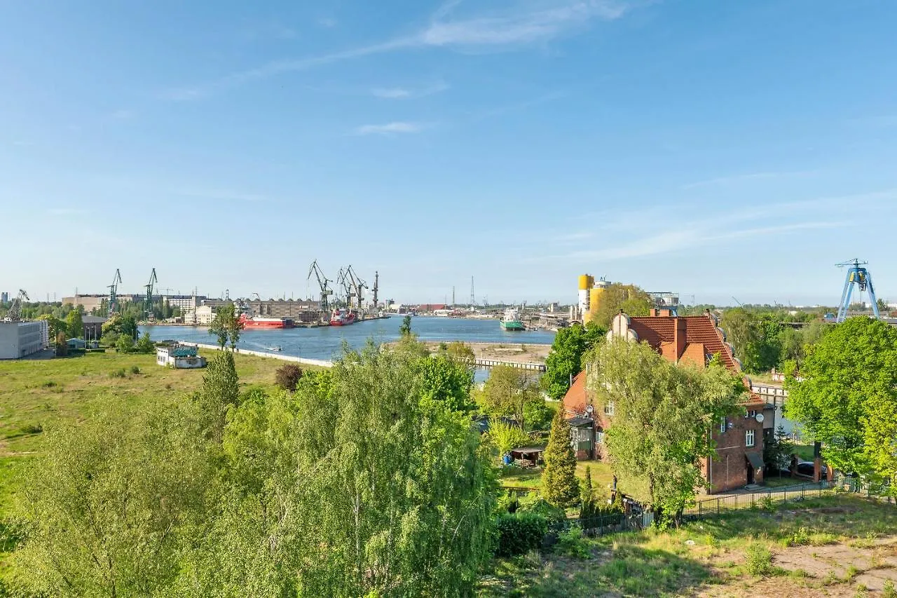 Chlebova - Riverside View Terrace, Free Parking, Gym & Kidsplay By Downtown Apartments Gdansk