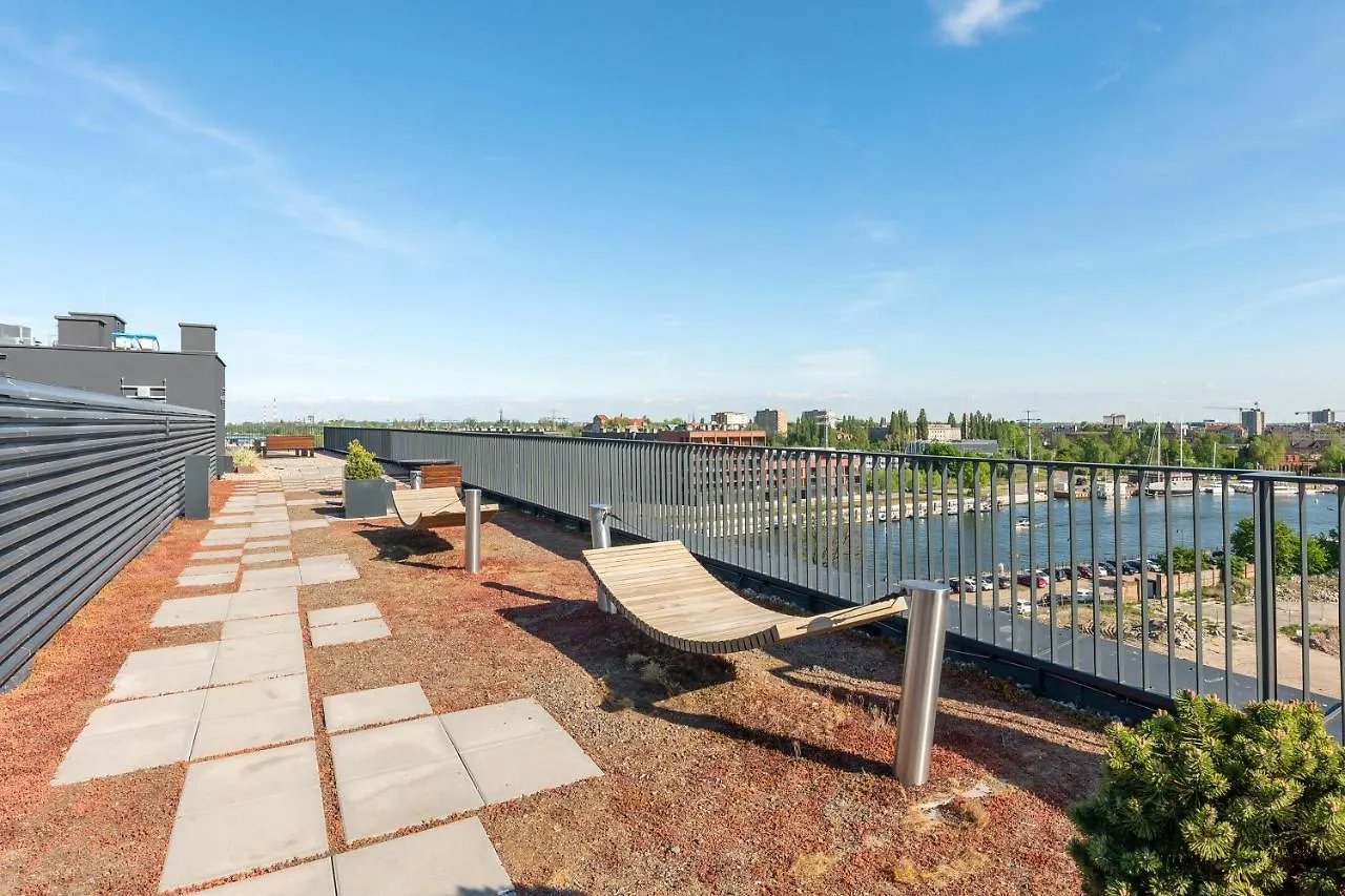 Chlebova - Riverside View Terrace, Free Parking, Gym & Kidsplay By Downtown Apartments Gdaňsk Polsko