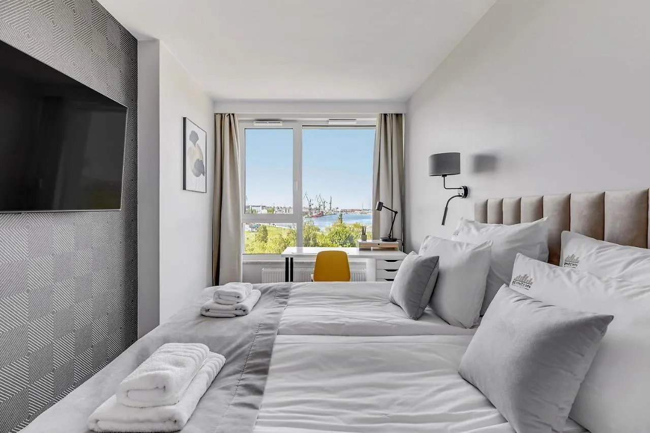 Chlebova - Riverside View Terrace, Free Parking, Gym & Kidsplay By Downtown Apartments Gdaňsk