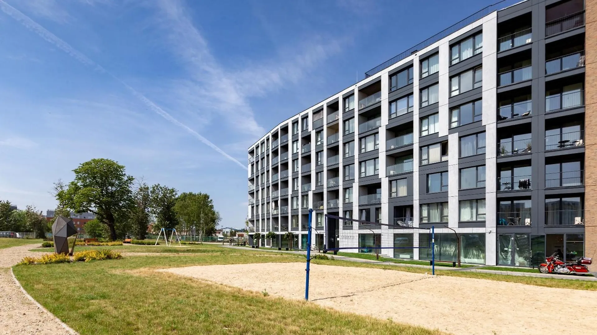 Chlebova - Riverside View Terrace, Free Parking, Gym & Kidsplay By Downtown Apartments Gdaňsk