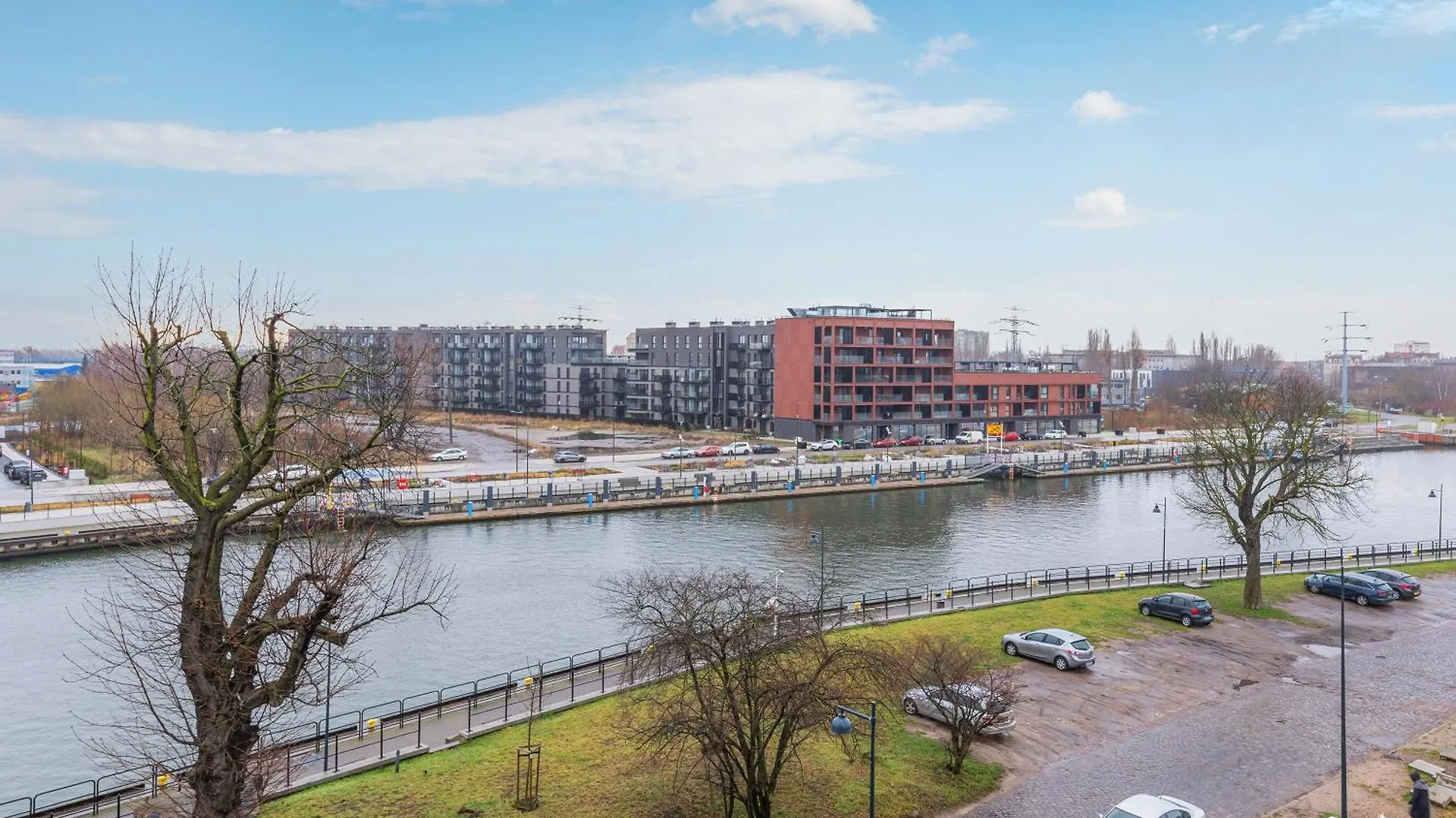Chlebova - Riverside View Terrace, Free Parking, Gym & Kidsplay By Downtown Apartments Gdaňsk Polsko