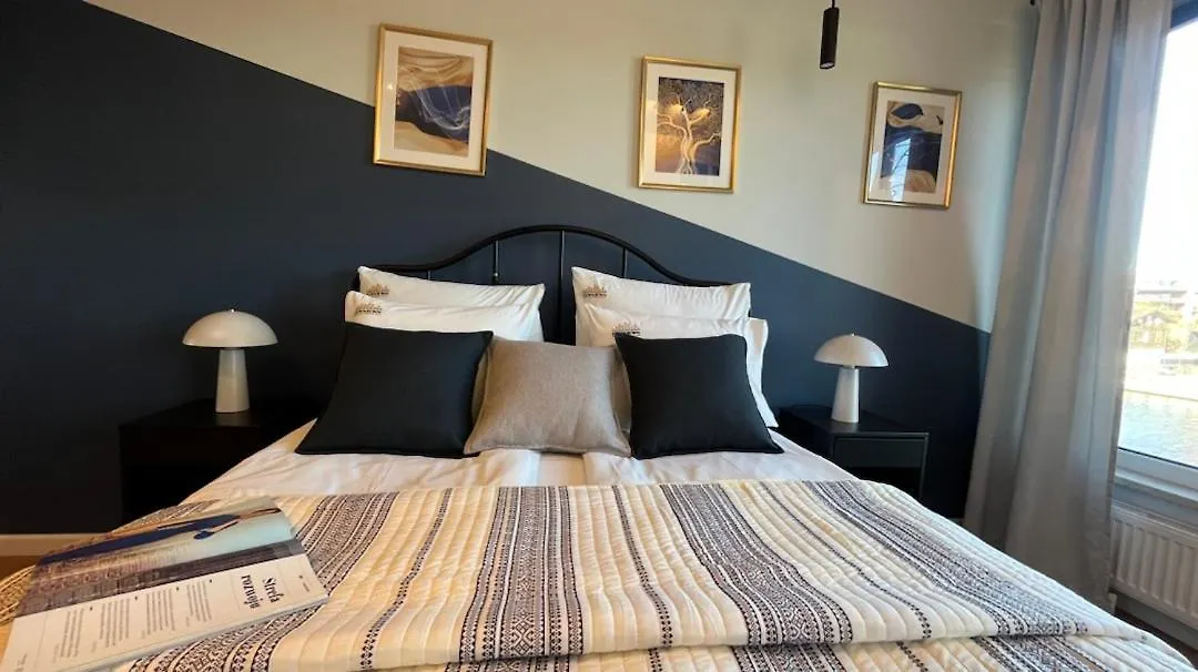 Chlebova - Riverside View Terrace, Free Parking, Gym & Kidsplay By Downtown Apartments Gdaňsk 0*,  Polsko