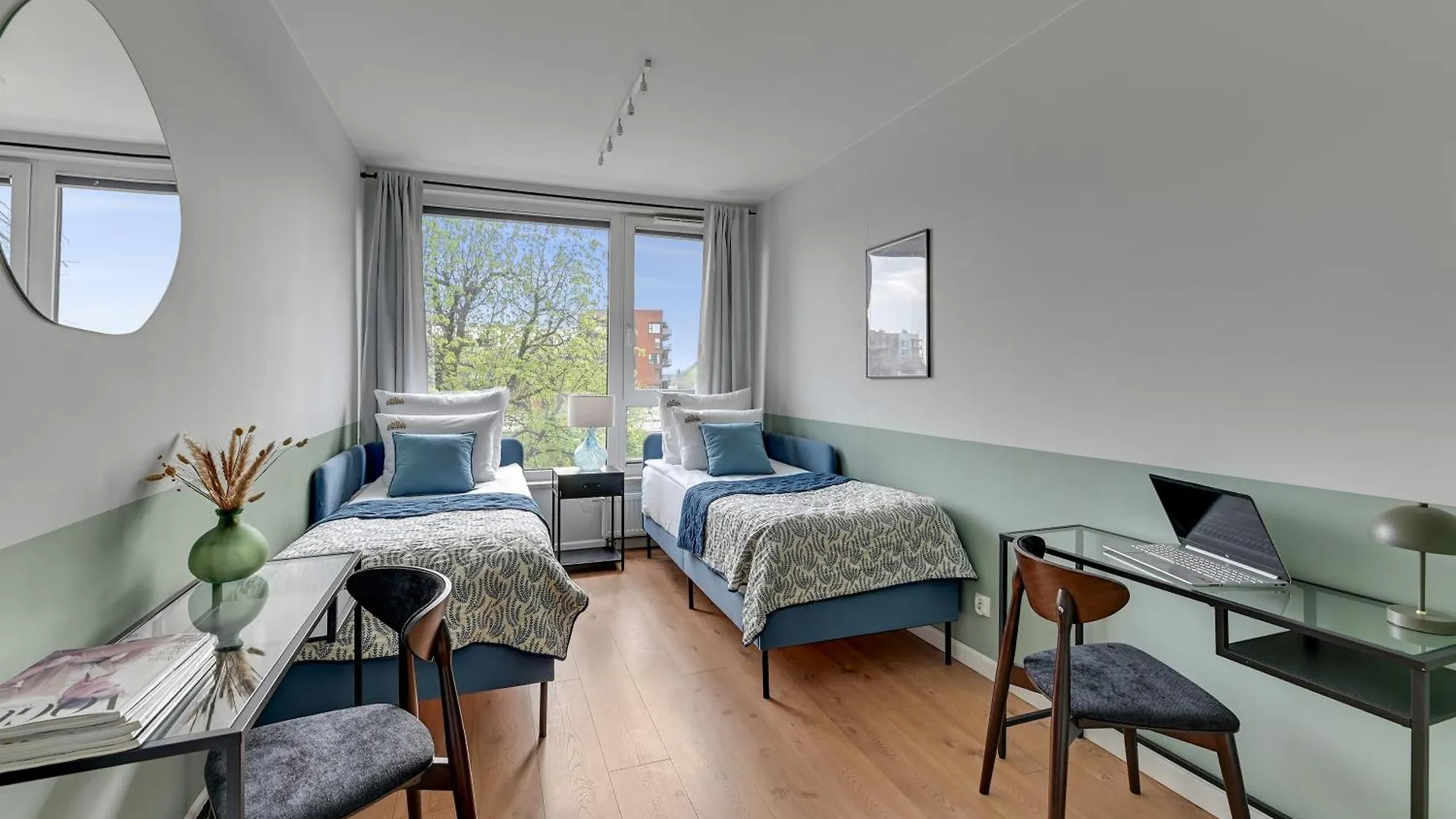Chlebova - Riverside View Terrace, Free Parking, Gym & Kidsplay By Downtown Apartments Gdaňsk 0*,