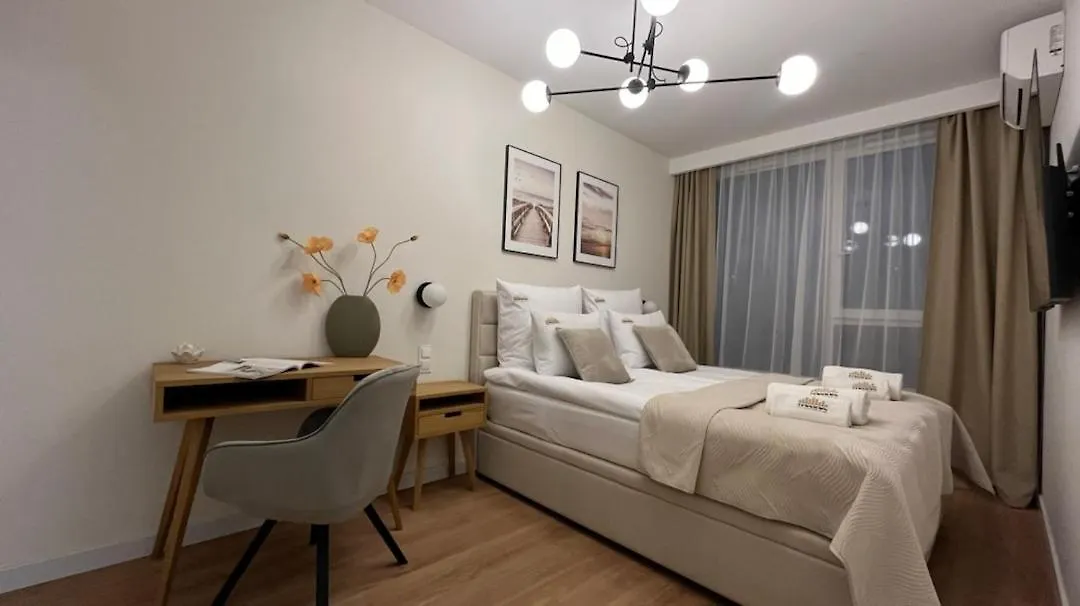 Chlebova - Riverside View Terrace, Free Parking, Gym & Kidsplay By Downtown Apartments Gdaňsk Polsko