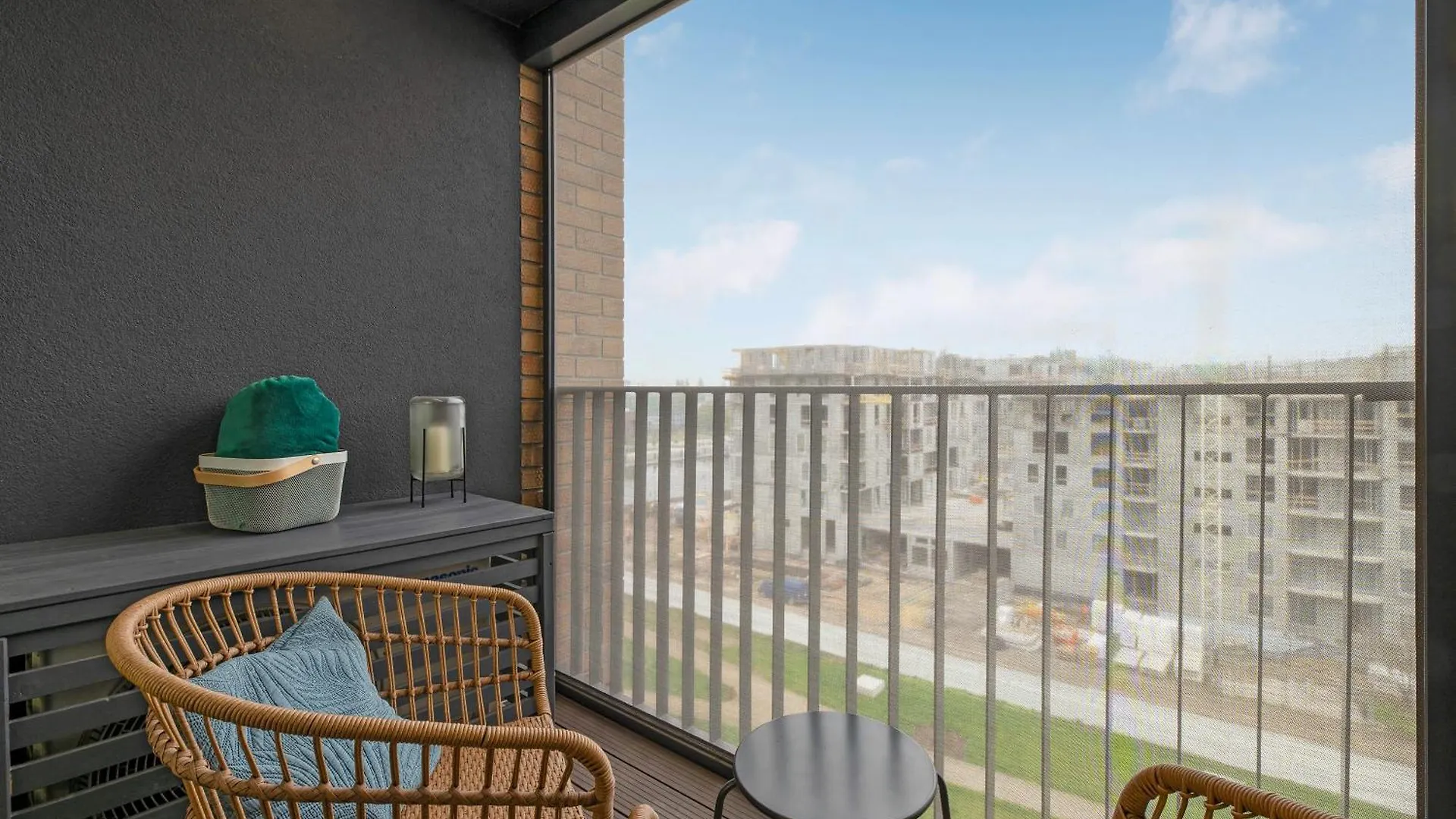 Chlebova - Riverside View Terrace, Free Parking, Gym & Kidsplay By Downtown Apartments Gdaňsk