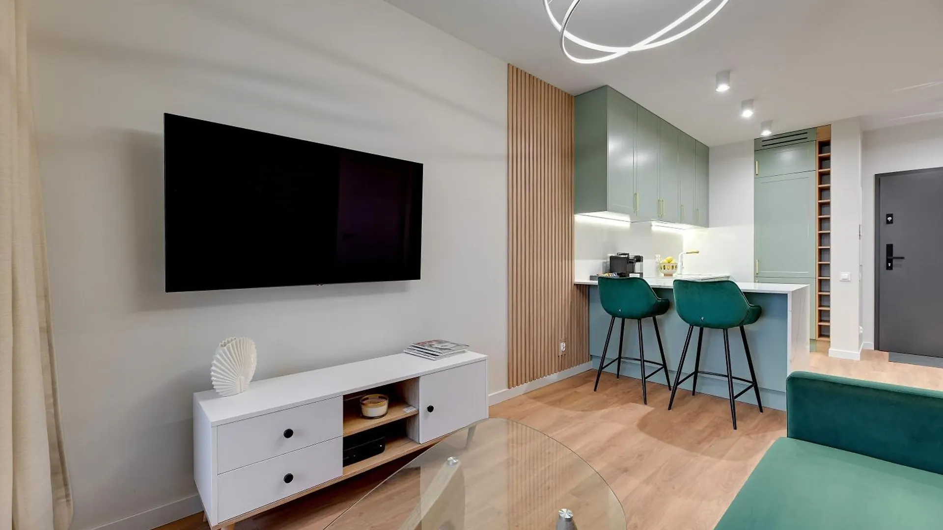 Chlebova - Riverside View Terrace, Free Parking, Gym & Kidsplay By Downtown Apartments Gdaňsk 0*,  Polsko