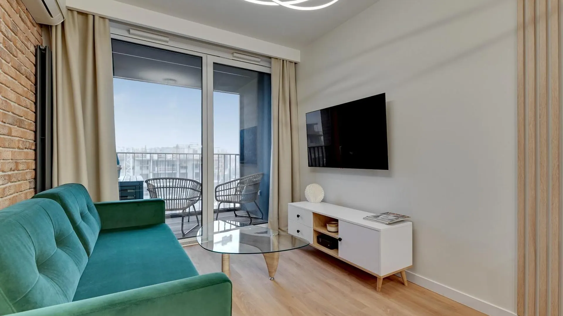 Chlebova - Riverside View Terrace, Free Parking, Gym & Kidsplay By Downtown Apartments Gdaňsk Polsko
